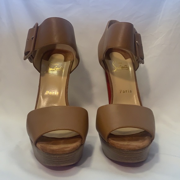 Christian Louboutin platform leather heels 40 - Picture 3 of 6